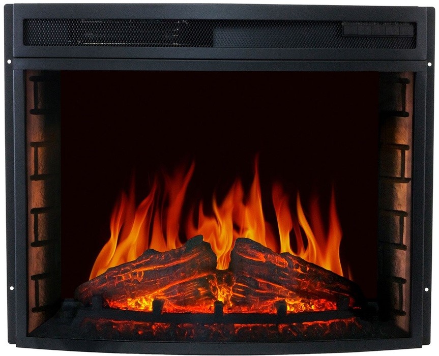 Электрокамин с широким очагом 2D Royal Flame California Graphite grey с очагом Dioramic 28 LED FX