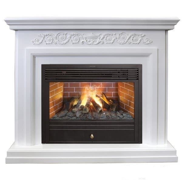 Электрокамин с широким очагом 3D Real-Flame Leticia 26 WT-P511 с очагом 3D Novara