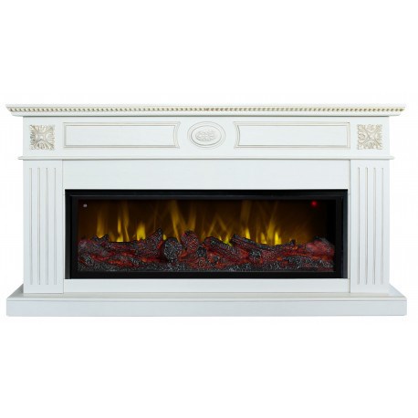 Линейный электрокамин Real-Flame Siena BV/42 (WT-659G) с очагом Beverly 1000