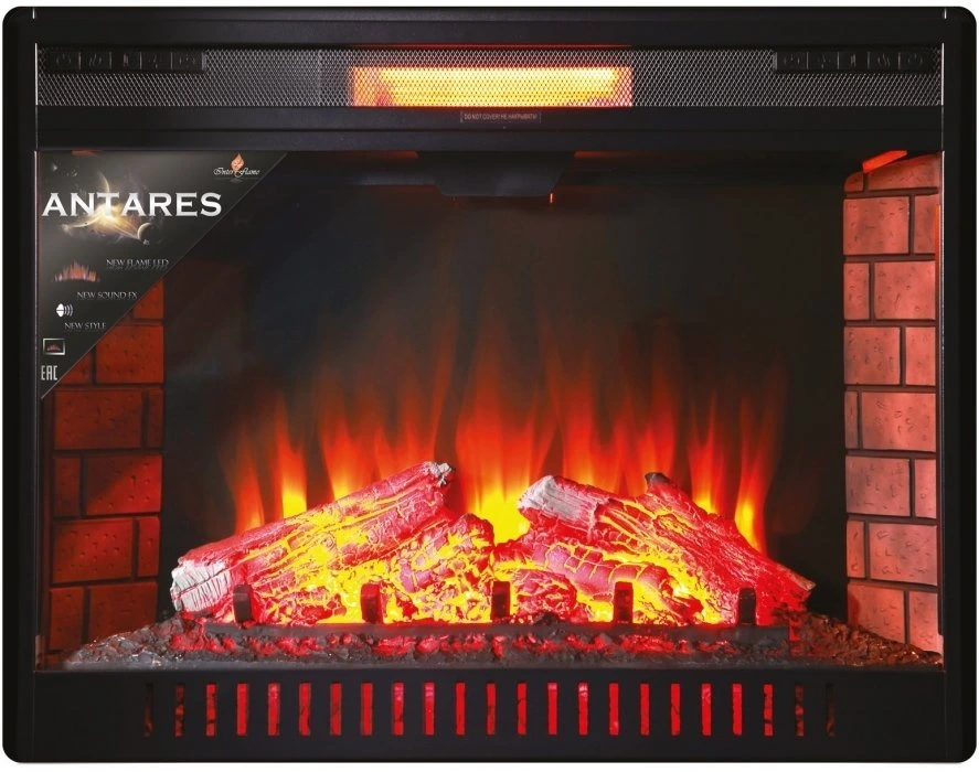 Широкий очаг 2D InterFlame Antares 31 LED FX QZ