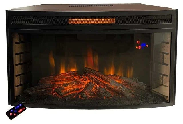 Широкий очаг 2D Real-Flame Firespace 33 S IR