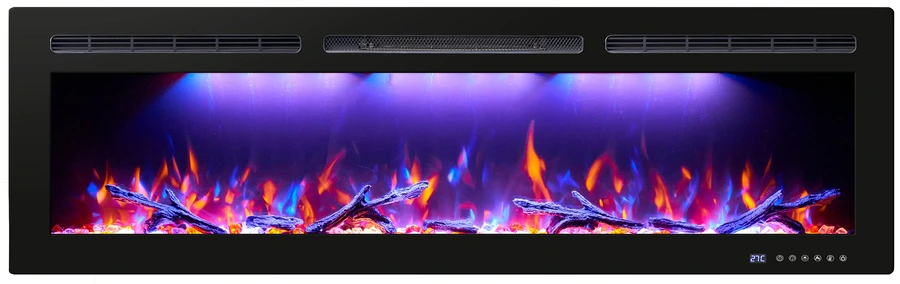 Широкий очаг 2D InterFlame FreeSpace 70 LED FX
