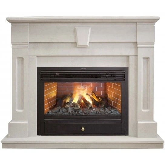 Электрокамин 3D с увлажнителем воздуха Real-Flame Kellie 25,5/26 WT с очагом 3D Novara
