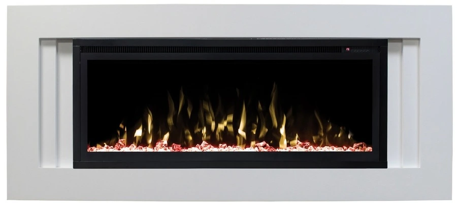 Электрокамин с широким очагом 3D Real-Flame Stockholm 42 WT-P591/WT-P511 с очагом Saphir 42