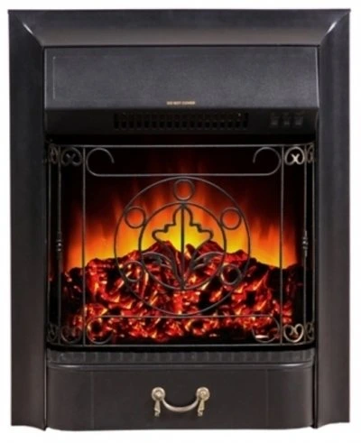 Классический очаг 2D InterFlame Fobos FX M Brass/Black