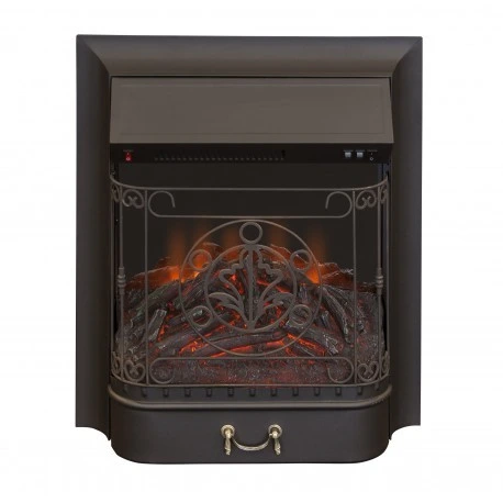 Классический очаг 2D Real-Flame Majestic Lux Black (MU24)